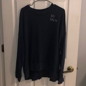 Aerie “so salty” beach sweater